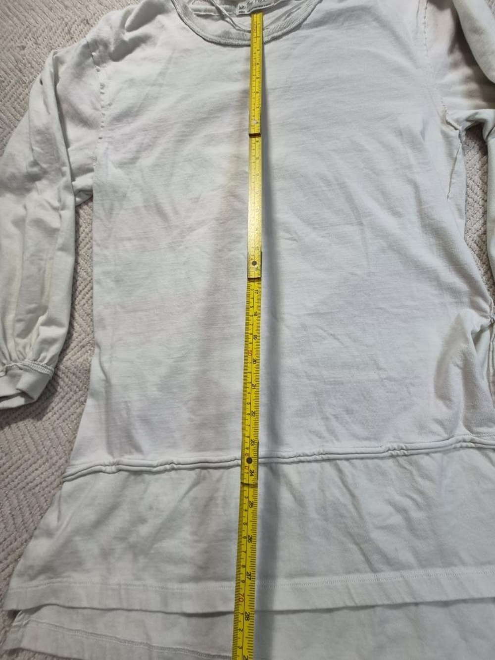 We The Free Cream Balloon Sleeve Long Sleeve Tunic - Picture 7 of 7